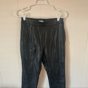 TOPSHOP FAUX LEATHER LEGGINGS